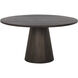 Elina 54 X 29.5 inch Brown Oak Dining Table